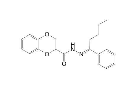 N'-(1-Phenylpentylidene)-1,4-benzodioxan-2-carbohydrazide