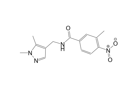 N-[(1,5-dimethyl-1H-pyrazol-4-yl)methyl]-3-methyl-4-nitrobenzamide