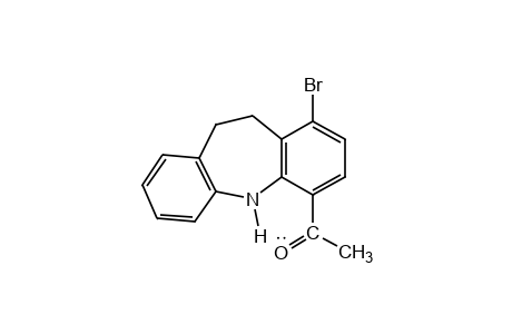 1-bromo-10,11-dihydro-5H-dibenz[b,f]azepin-4-yl methyl ketone