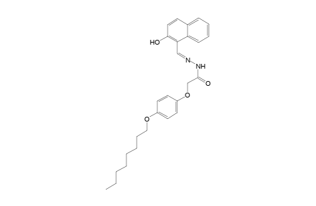 N'-[(Z)-(2-Hydroxy-1-naphthyl)methylidene]-2-[4-(octyloxy)phenoxy]acetohydrazide