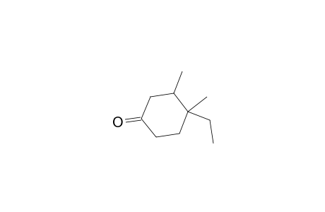 Cyclohexanone, 4-ethyl-3,4-dimethyl-