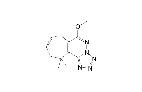 6-METHOXY-11,11-DIMETHYL-10,11-DIHYDRO-7H-CYCLOHEPTA-[D]-TETRAZOLO-[1.5-B]-PYRIDAZINE