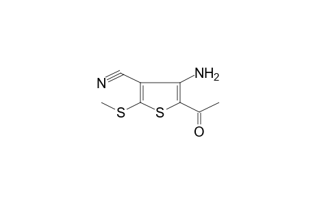 Thiophene-3-carbonitrile, 5-acetyl-4-amino-2-methylthio-