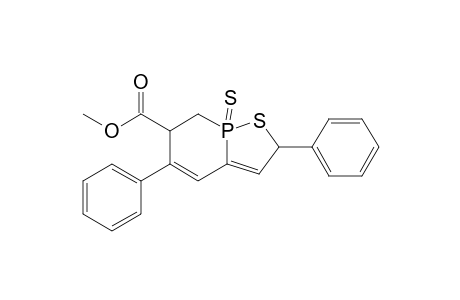 3-Methoxycarbonyl-4,8-diphenyl-9-thia-1-phosphabicyclo[4.3.0]nona-4,6-diene 1-sulfide