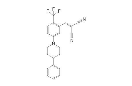 2-[2-(4-Phenylpiperidino)-5-trifluoromethylbenzylidene]malononitrile