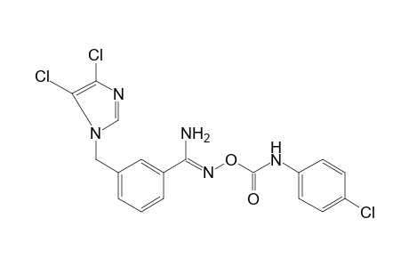 O-[(p-chlorophenyl)carbamoyl]-alpha-(4,5-dichloroimidazol-1-yl)-m-toluamidoxime