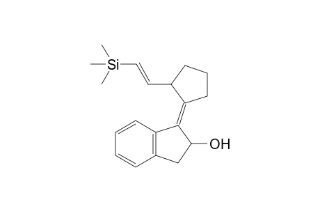 trans-2-[2-(Trimethylsilyl)ethenyl]-1-(2-hydroxy-1,2-dihydroinden-1-ylidene)cyclopentane