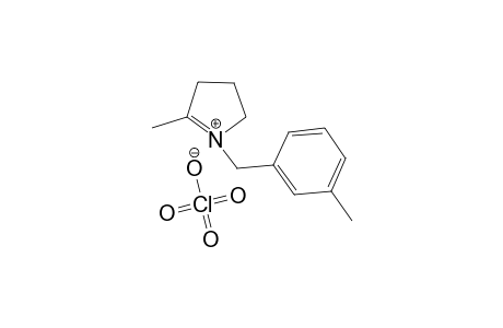 2-METHYL-1-(META-METHYLBENZYL)-1-PYRROLINIUM-PERCHLORATE