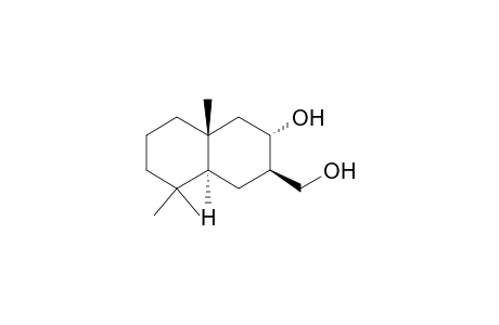 1.beta.,3.alpha.,4.beta.,6.alpha.-4-Hydroxymethyl-1,7,7-trimethylbicyclo[4.4.0]decan-3-ol