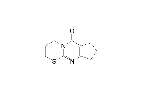 2,3,4,7,8,10-HEXAHYDRO-6H-CYCLOPENTA-[4',3':4,5]-PYRIMIDO-[2,1-B]-[1,3]-THIAZIN-6-ONE