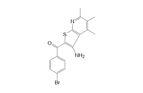 (3-Amino-4,5,6-trimethylthieno[2,3-b]pyridin-2-yl)(4-bromophenyl)methanone