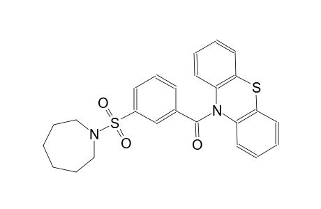 10H-phenothiazine, 10-[3-[(hexahydro-1H-azepin-1-yl)sulfonyl]benzoyl]-