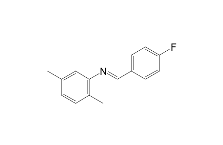 N-(p-fluorobenzylidene)-2,5-xylidine