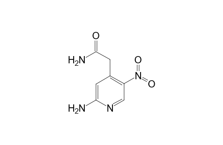 4-(Aminocarbonyl)methyl]-2-amino-5-nitropyridine