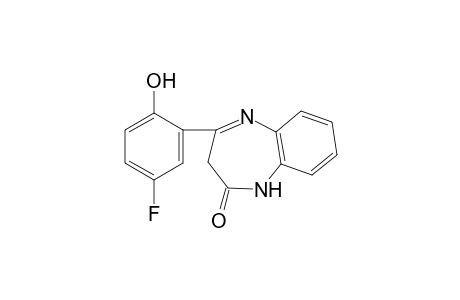 1,3-Dihydro-4-(5-fluoro-2-hydroxyphenyl)-2H-1,5-benzodiazepin-2-one