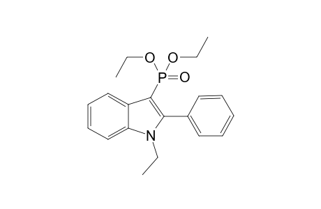 Diethyl 2-phenyl-N-ethylindolyl-3-phosphonate