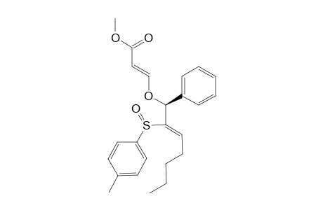 (+/-)-(E)-3-[(Z)-1-PHENYL-2-(S(S))-(PARA-TOLYLSULFINYL)-HEPT-2-EN-1-(R)-OXY]-METHYL-ACRYLATE