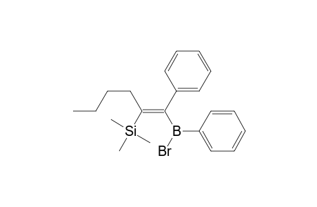 Borane, bromophenyl[1-phenyl-2-(trimethylsilyl)-1-hexenyl]-