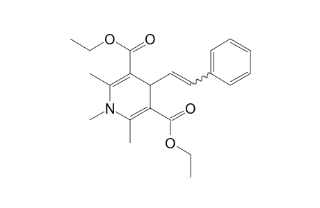 trans-1,4--dihydro-4-styryl-1,2,6-trimethyl-3,5-pyridinedicarboxylic acid, diethyl ester