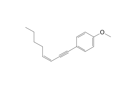 (Z)-1-(4-Methoxyphenyl)oct-3-en-1-yne