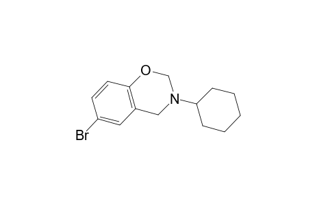 2H-1,3-Benzoxazine, 6-bromo-3-cyclohexyl-3,4-dihydro