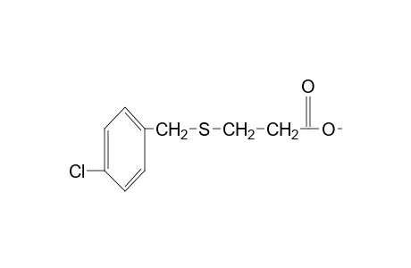 3-[(p-chlorobenzyl)thio]propionic acid, methyl ester