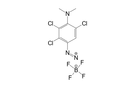 2,3,5-TRICHLOR-4-(N,N-DIMETHYLAMINO)-BENZENDIAZONIUM-TETRAFLUOROBORATE