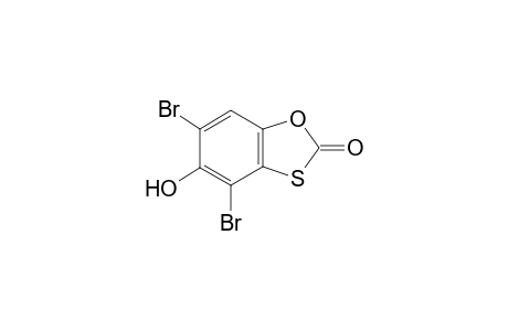 4,6-Dibromo-5-hydroxy-1,3-benzoxathiol-2-one