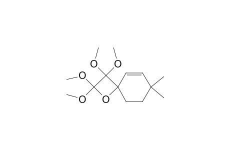 7,7-dimethyl-2,2,3,3-tetramethoxy-1-oxaspiro[3,5]non-5-ene