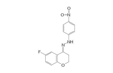 6-fluoro-4-chromanone, (p-nitrophenyl)hydrazone