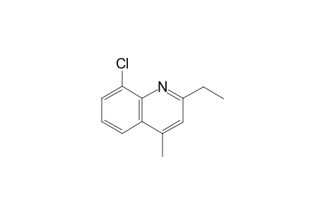 8-Chloro-2-ethyl-4-methylquinoline