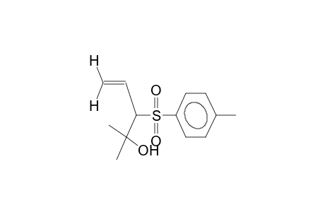 2-Methyl-3-(4-methylphenyl)sulfonyl-pent-4-en-2-ol