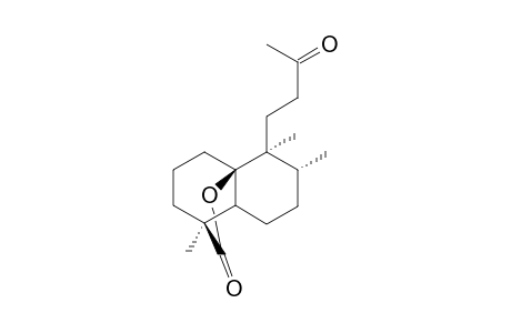 5-epi-14,15-Di-nor-13-oxo-ent-haliman-18,10.beta.-olide