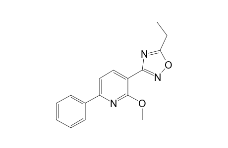 Pyridine, 3-(5-ethyl-1,2,4-oxadiazol-3-yl)-2-methoxy-6-phenyl-