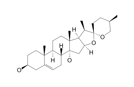 NEOPRAZERIGENIN-A;(25S)-3-BETA,14-ALPHA-DIHYDROXY-SPIROSTAN-5-ENE