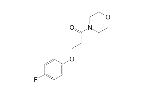 4-[3-(p-fluorophenoxy)propionyl]morpholine