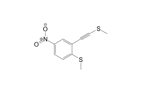 1-(Methylsulfanyl)-2-[2-(methylsulfanyl)ethynyl]-4-nitrobenzene