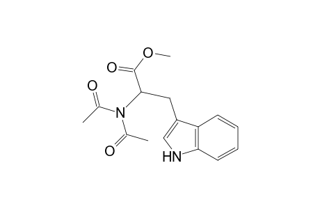 2-(diacetylamino)-3-(1H-indol-3-yl)propanoic acid methyl ester