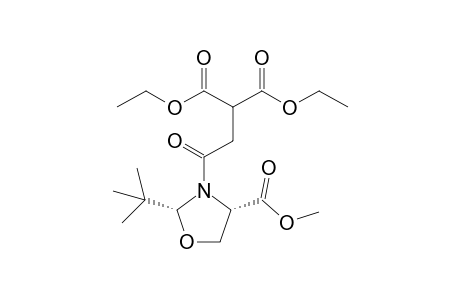 (2R,4S)-2-TERT.-BUTYL-4-METHOXYCARBONYL-3-[3,3-BIS-(ETHOXYCARBONYL)-PROPANOYL]-1,3-OXAZOLIDINE