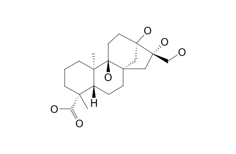 ENT-9-ALPHA,13,16-BETA,17-TETRAHYDROXYKAURAN_19-OIC_ACID