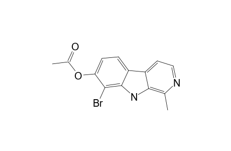 8-BROMO-7-ACETYLHARMOL