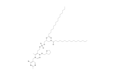 DPP-TTFD;1,2-DIPALMITOYL-3-SN-PHOSPHATIDYL-THIAMIN-TETRAHYDROFURFURYL-DISULFIDE