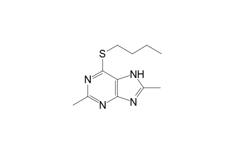 6-(butylthio)-2,8-dimethylpurine