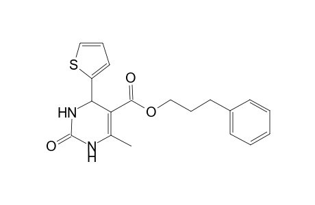 3-Phenylpropyl 6-methyl-2-oxo-4-(2-thienyl)-1,2,3,4-tetrahydro-5-pyrimidinecarboxylate