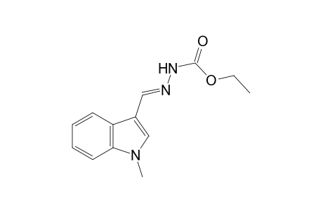 3-[(1-methylindol-3-yl)methylene]carbazic acid, ethyl ester