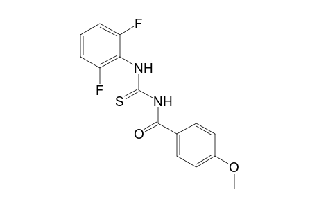 1-(p-anisoyl)-3-(2,6-difluorophenyl)-2-thiourea