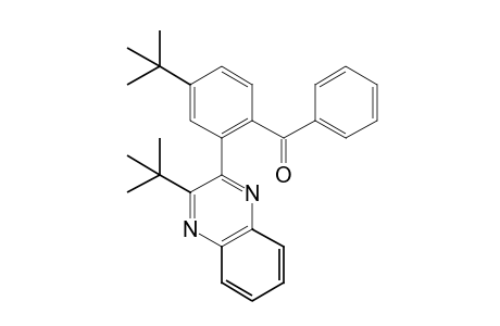 4-tert-BUTYL-2-(3-tert-BUTYL-2-QUINOXALINYL)BENZOPHENONE