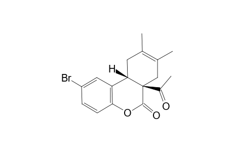 (6AR,10AR)-REL-6A-ACETYL-2-BROMO-6A,7,10,10A-TETRAHYDRO-8,9-DIMETHYL-6-OXO-DIBENZO-[B,D]-PYRAN