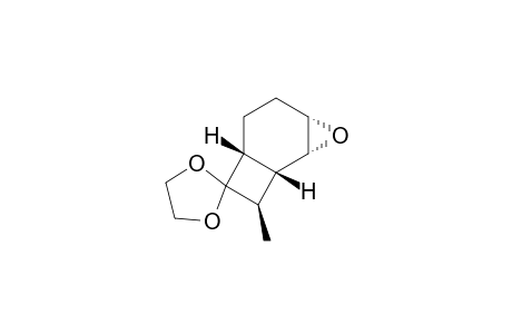 (1S*,2S*,4R*,7S*)-SPIRO-[3-OXA-9-EXO-METHYLBICYClO-[5.2.0.0(2,4)]-NONANE-8,2'-(1',3'-DIOXOLANE)]