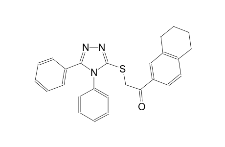 ethanone, 2-[(4,5-diphenyl-4H-1,2,4-triazol-3-yl)thio]-1-(5,6,7,8-tetrahydro-2-naphthalenyl)-